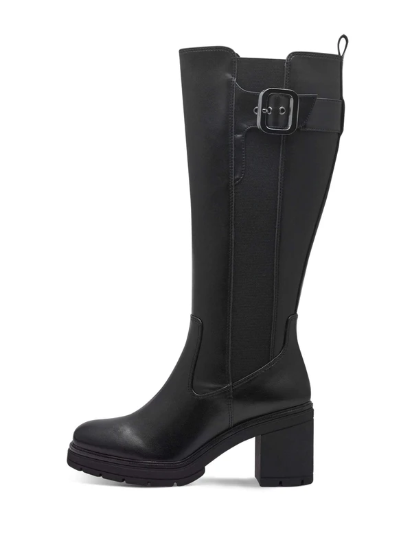 MARCO TOZZI Women's Long Boot 2-25636-43 Fashion, Black, 6.5 UK