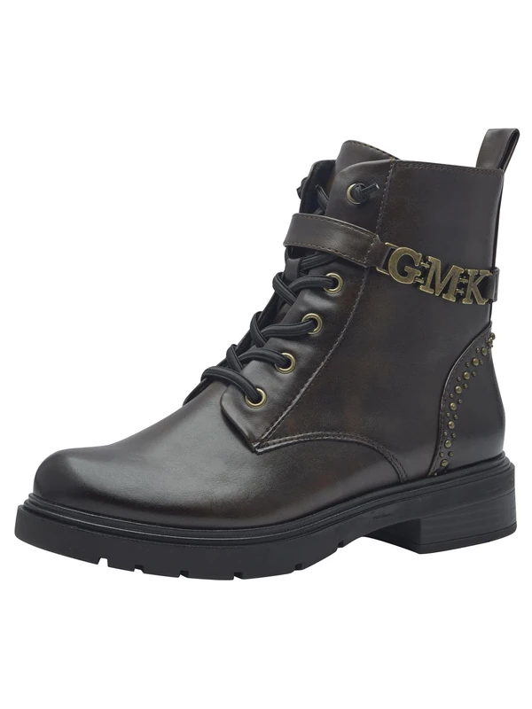 MARCO TOZZI Guido Maria Kretschmer Women's Laced Bootie 2-85209-43 Fashion Boot, Mocha, 4 UK