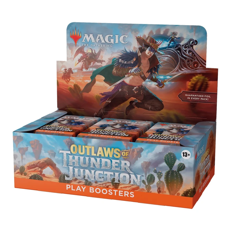 Magic: The Gathering Outlaws of Thunder Junction Play Booster Box - 36 Packs (504 Magic Cards) (English Version)