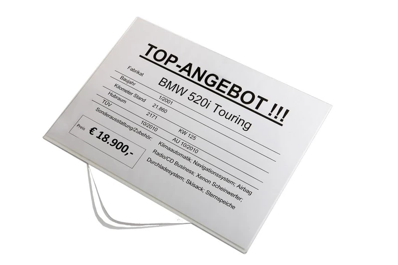 EICHNER PREISBLATT-Halter A4 WANT