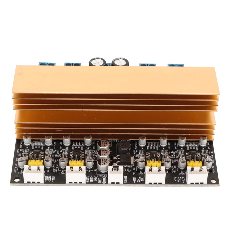 Class D Power Amplifier Board TPA3255, 4-Channel Digital Amplifier Module High Power Low Distortion for DIY Speakers