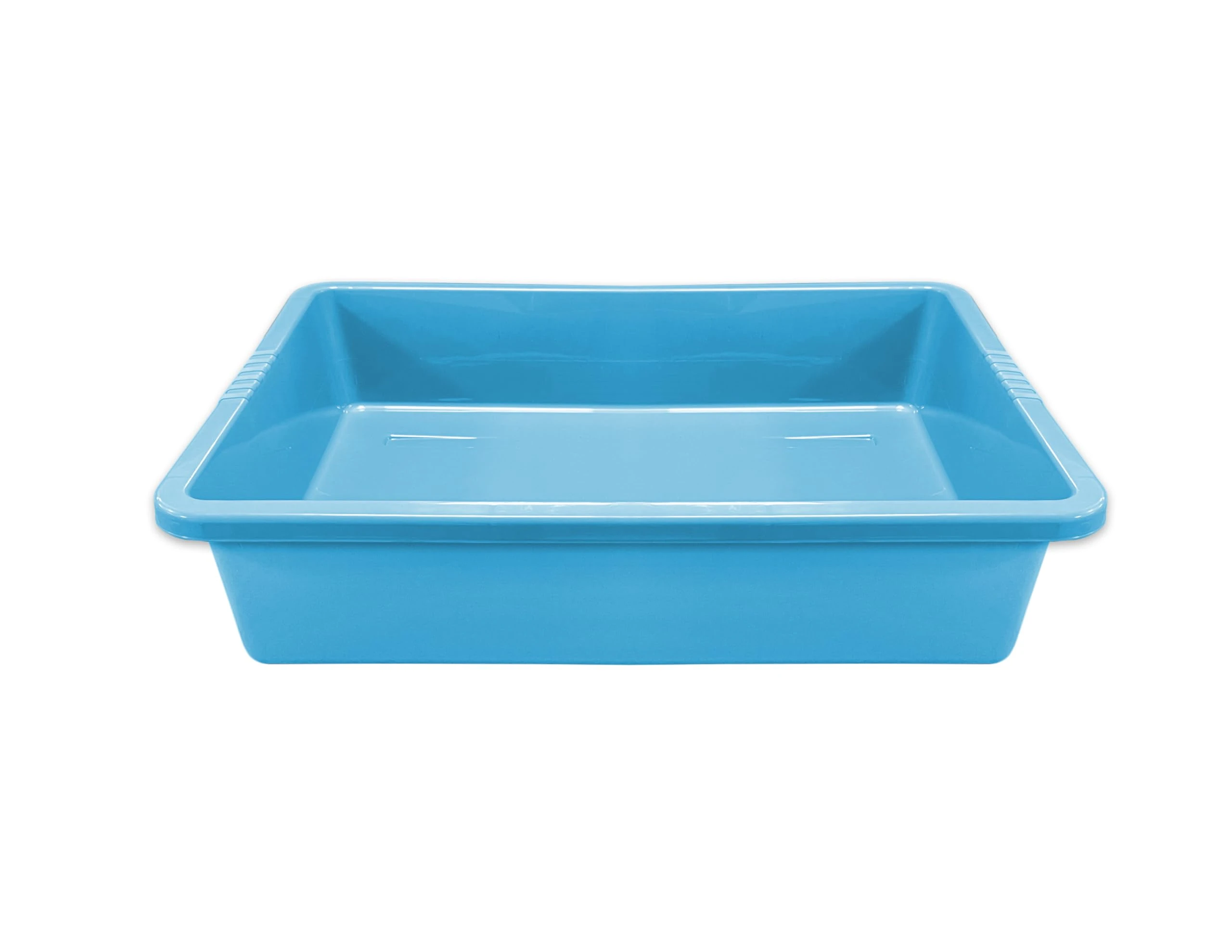 Heavy Duty Large Plastic Potting Tray Rectangle Multi Purpose Garden Greenhouse Plant Pot Tidy Work Table (Length: 64.5cm - Width: 49cm - Height: 12cm) (Blue)
