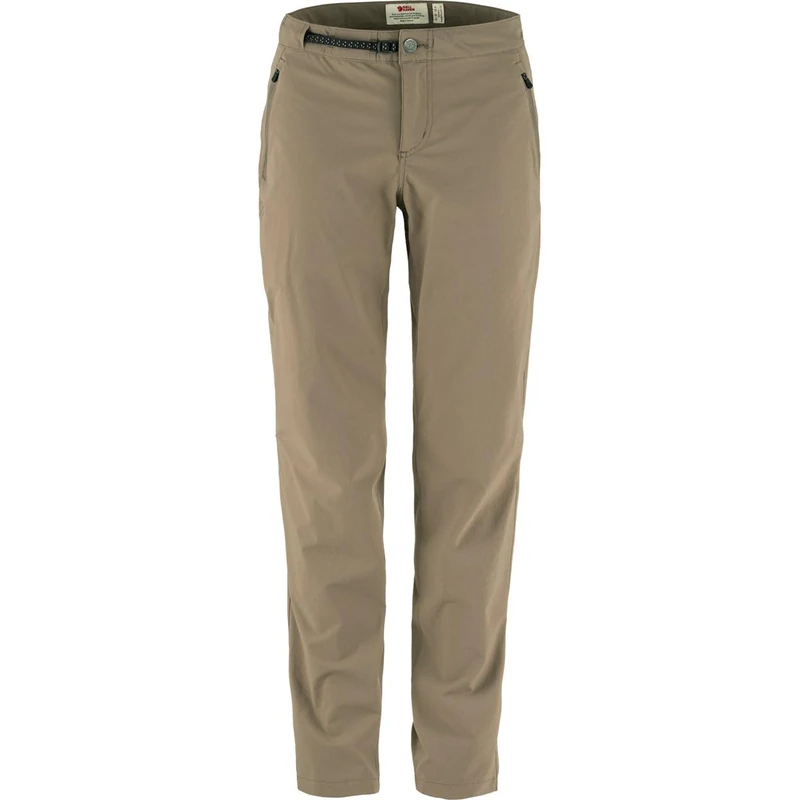 Fjallraven 87091-244 High Coast Trail Trousers W Pants Women's Suede Brown Size 36/R