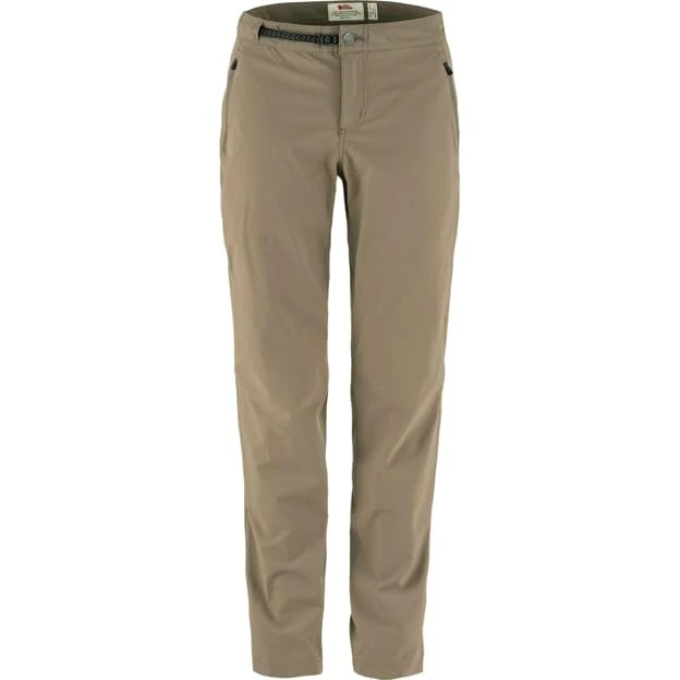 Fjallraven 87091-244 High Coast Trail Trousers W Pants Women's Suede Brown Size 34/L