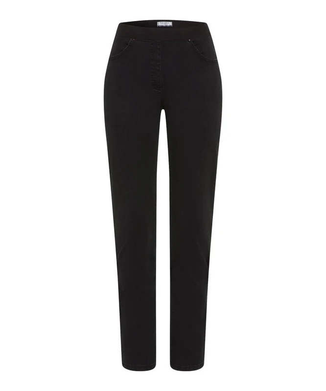 Raphalea by Brax Women's Pamina Jeans, Black, 38W x 30L