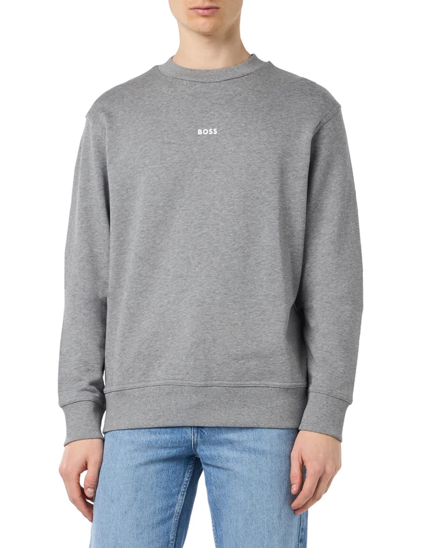 BOSS Men's WeSmallcrew WeSmallcrew, Light/Pastel Grey51,
