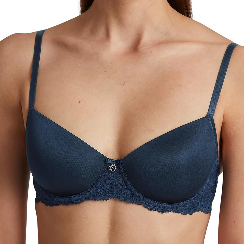 CALIDA Women's Sensual Secrets Bra, Opaque, Peacoat Blue, 36D - Image 1