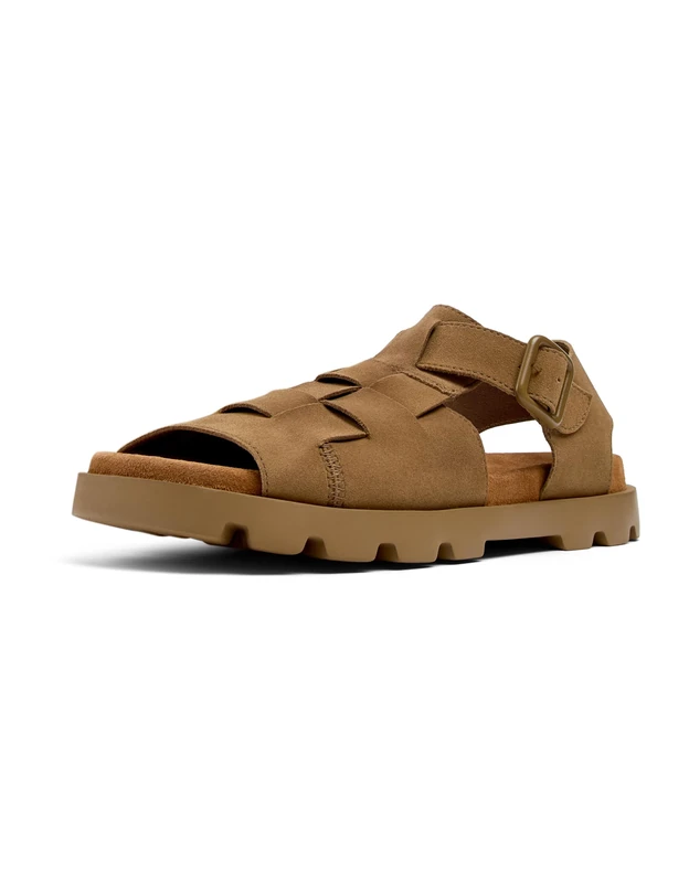 Camper K100778 Brutus, Men's Sandals, Medium Brown 007, 9 UK