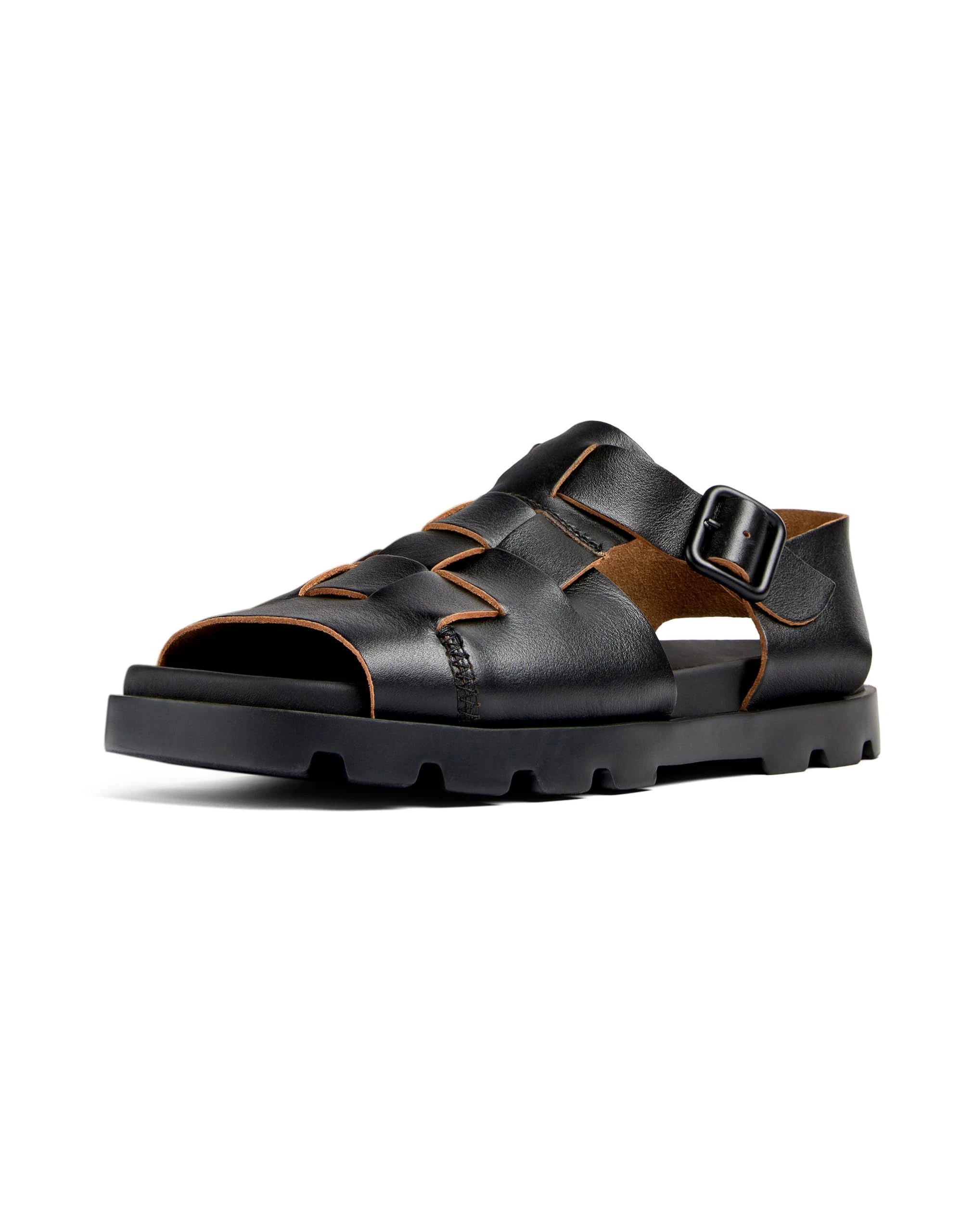Camper K100778 Brutus, Men's Sandals, Black 006, 9 UK