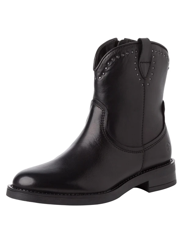 Tamaris Women' 1-25003-43 Fashion Boot, Black (Black Leather), 6.5 UK