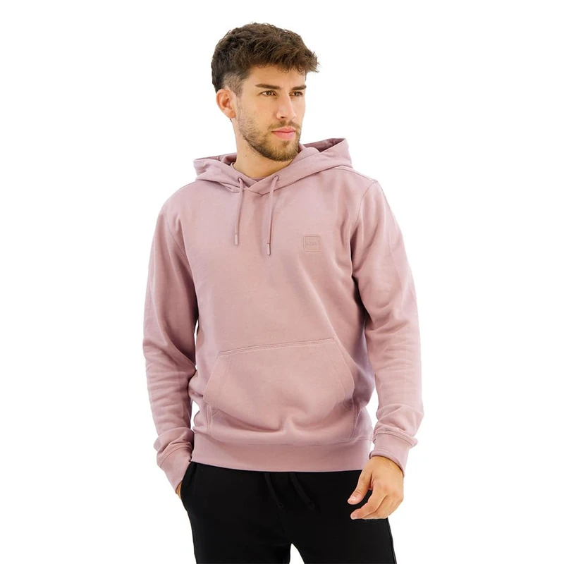 BOSS Men's Wetalk Hoodie - Open Purple555 - Size 6XL