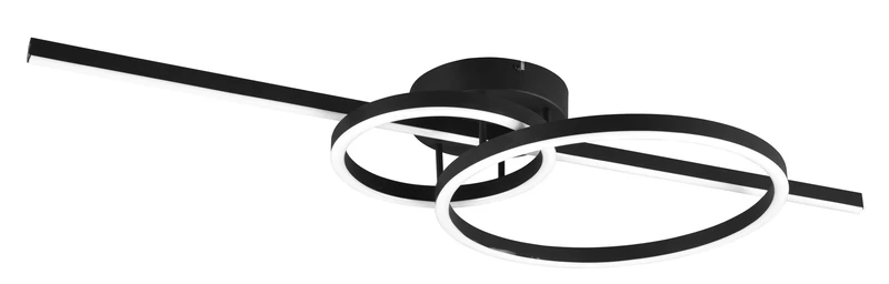Trio Montilla 643010332 LED Ceiling Light - 54W Matt Black
