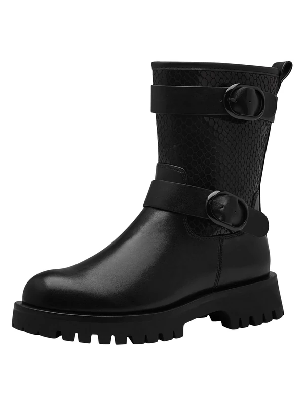 Tamaris Women's Ankle Boots, Black Structure, 3.5 UK