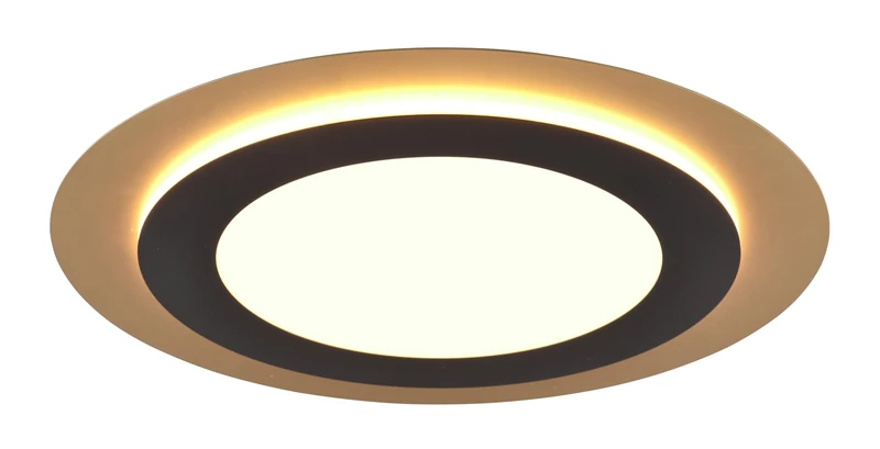 Trio Morgan 641519280 LED Ceiling Light - Matt Black/Gold