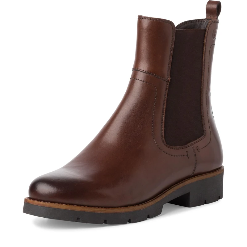 Tamaris Women's 1-25015-43 Chelsea Boot, Brown, 6.5 UK