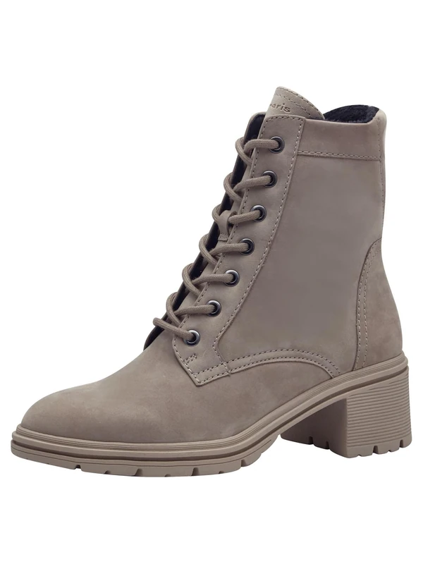 Tamaris Women's Flat Boots, taupe, 37 EU