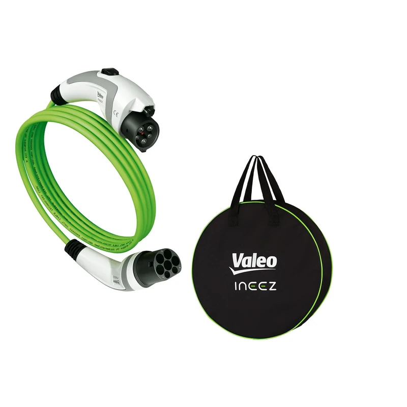 Valeo Ineez - 652107 - Charging Cable for Electric or Plug-In Hybrid Vehicles with Transportation Bag - Type 2 to Type 1-7.4 KW - 10 m