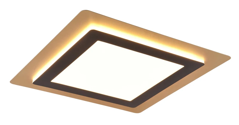 Trio Morgan 641510280 LED Ceiling Light - Matt Black/Gold
