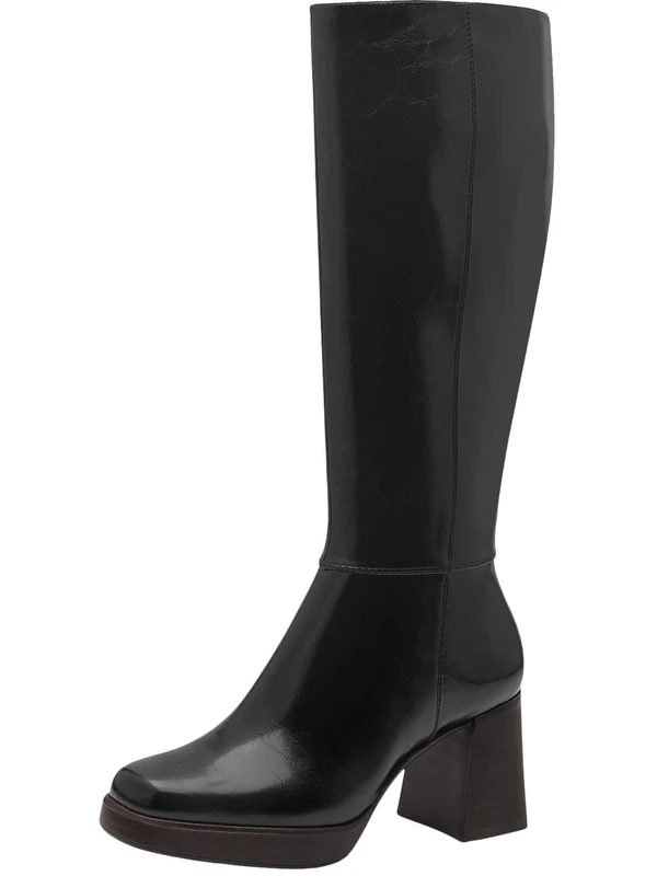Tamaris Women's Long Shaft Boots, black, 6 UK - Image 1