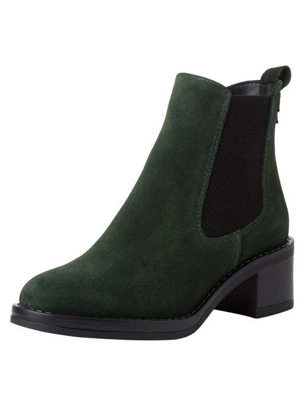 Tamaris Women' 1-25007-43 Chelsea Boot, Green, 4 UK
