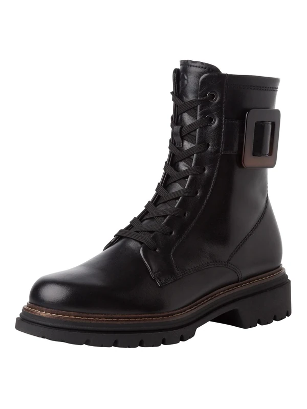 Tamaris Women' 1-25221-43 Fashion Boot, Black (Black Leather), 4 UK