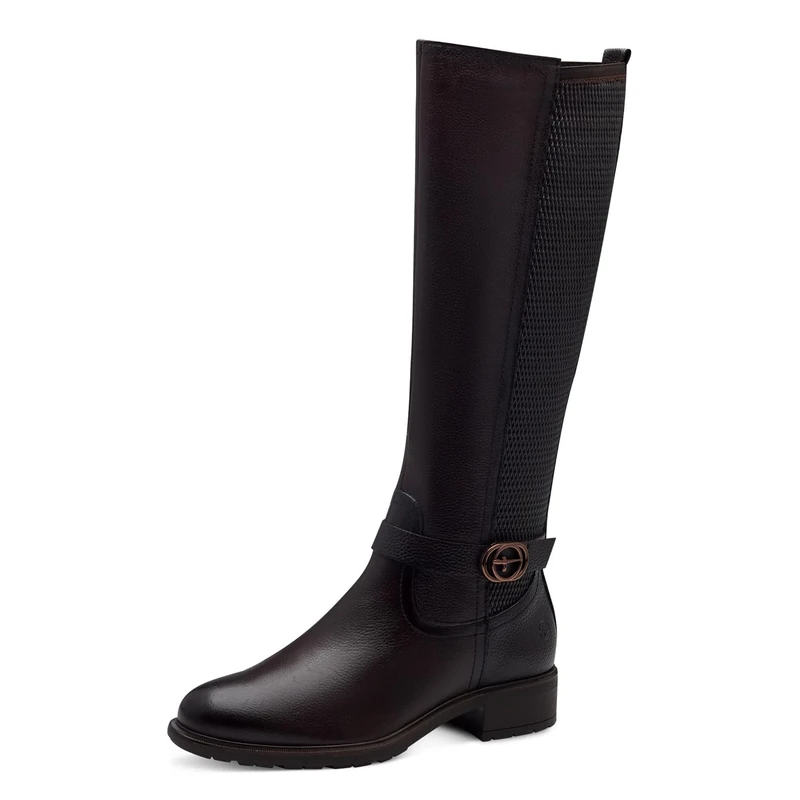 Tamaris Women's 1-25618-43 Long Shaft Boots, Mahogany, 6.5 UK