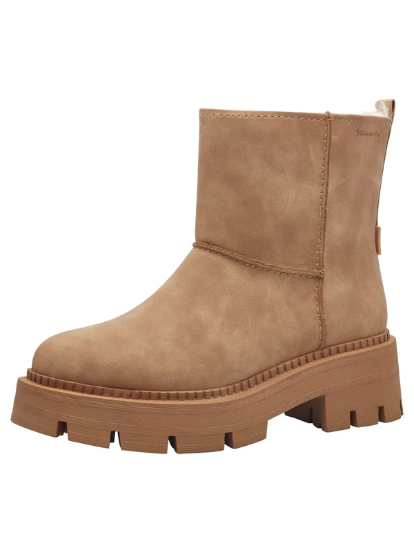 Tamaris Women's Flat Boots, camel, 39 EU