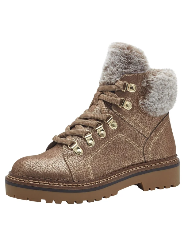 Tamaris Women's Flat Boots, Bronce, 39 EU - Image 1