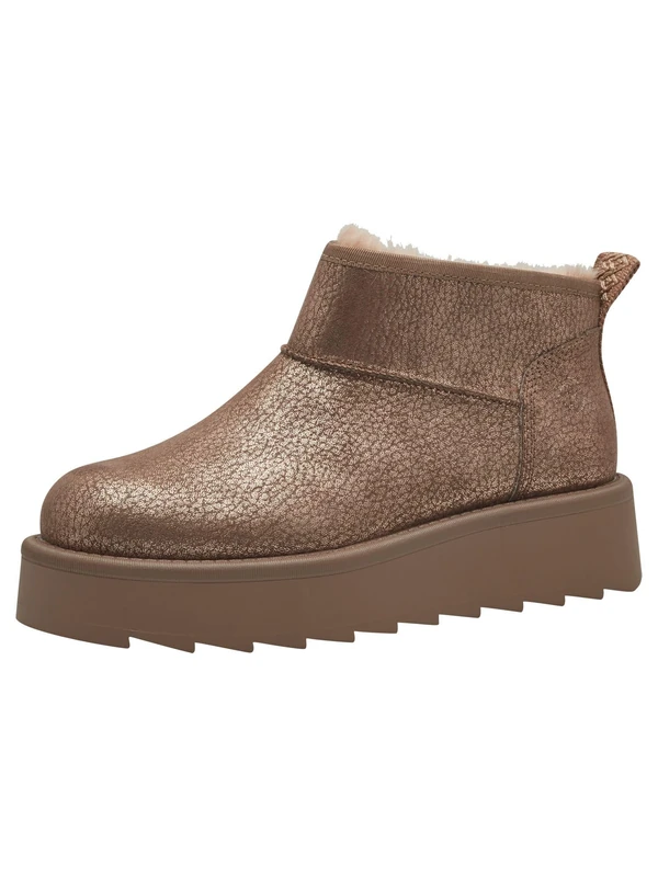 Tamaris Women's warm lining boots textile, Bronce, 5 UK - Image 1