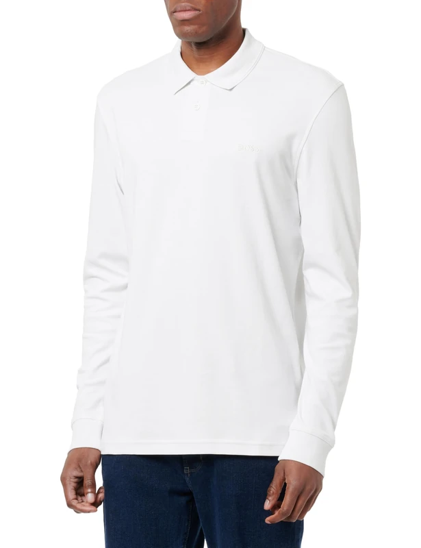 BOSS Men's Pe_Interlock_Long Pe_Interlock_Long, Natural106,