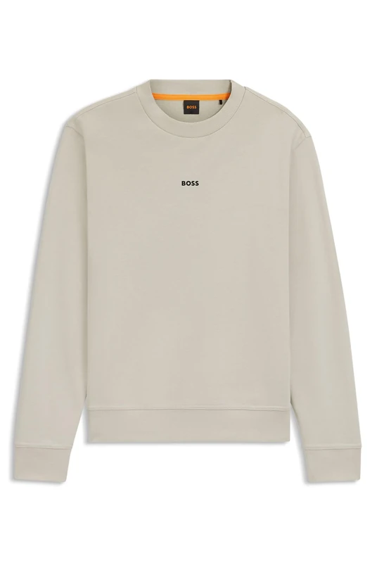 BOSS Men's WeSmallcrew WeSmallcrew, Light Beige271,