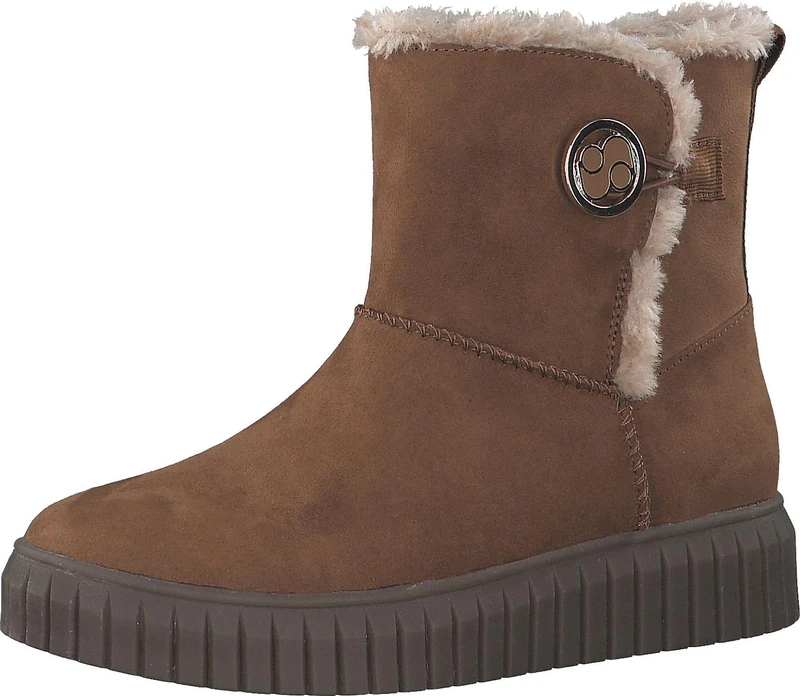 s.Oliver Women's WL Boot 5-26418-45 Snow Boots, Cognac, 40 EU, Cognac, 8 UK