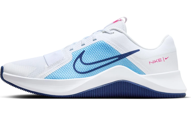 Nike Men's MC Trainer 2 Low, White Deep Royal Blue Aquarius Blue, 10 UK