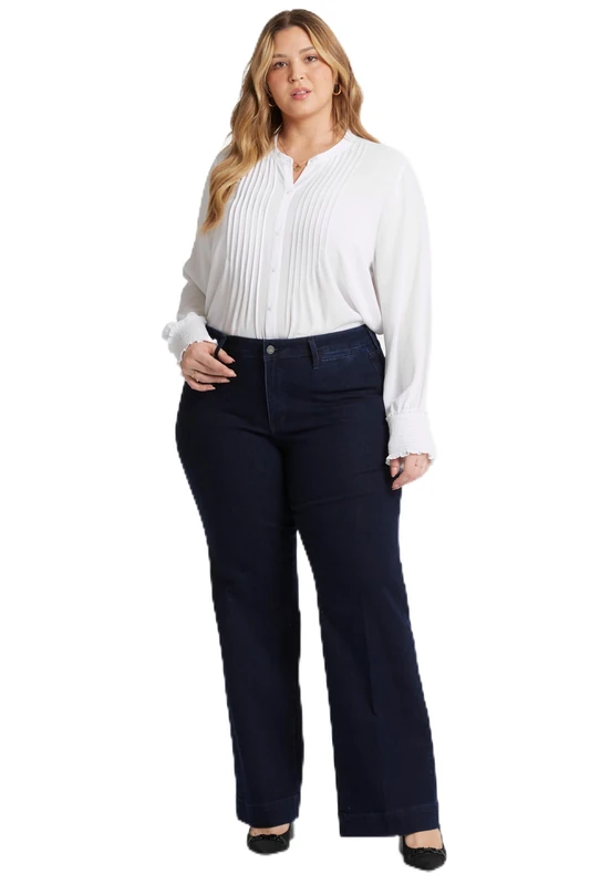 NYDJ Women's Plus Size Teresa Trouser Jeans | Slimming & Flattering Fit, Blue, 20 Plus