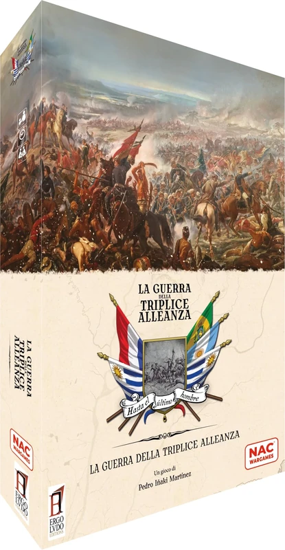 Asmodee - The War of the Triple Alliance - Board Game, 2 Players, 14+ Years, Italian Edition