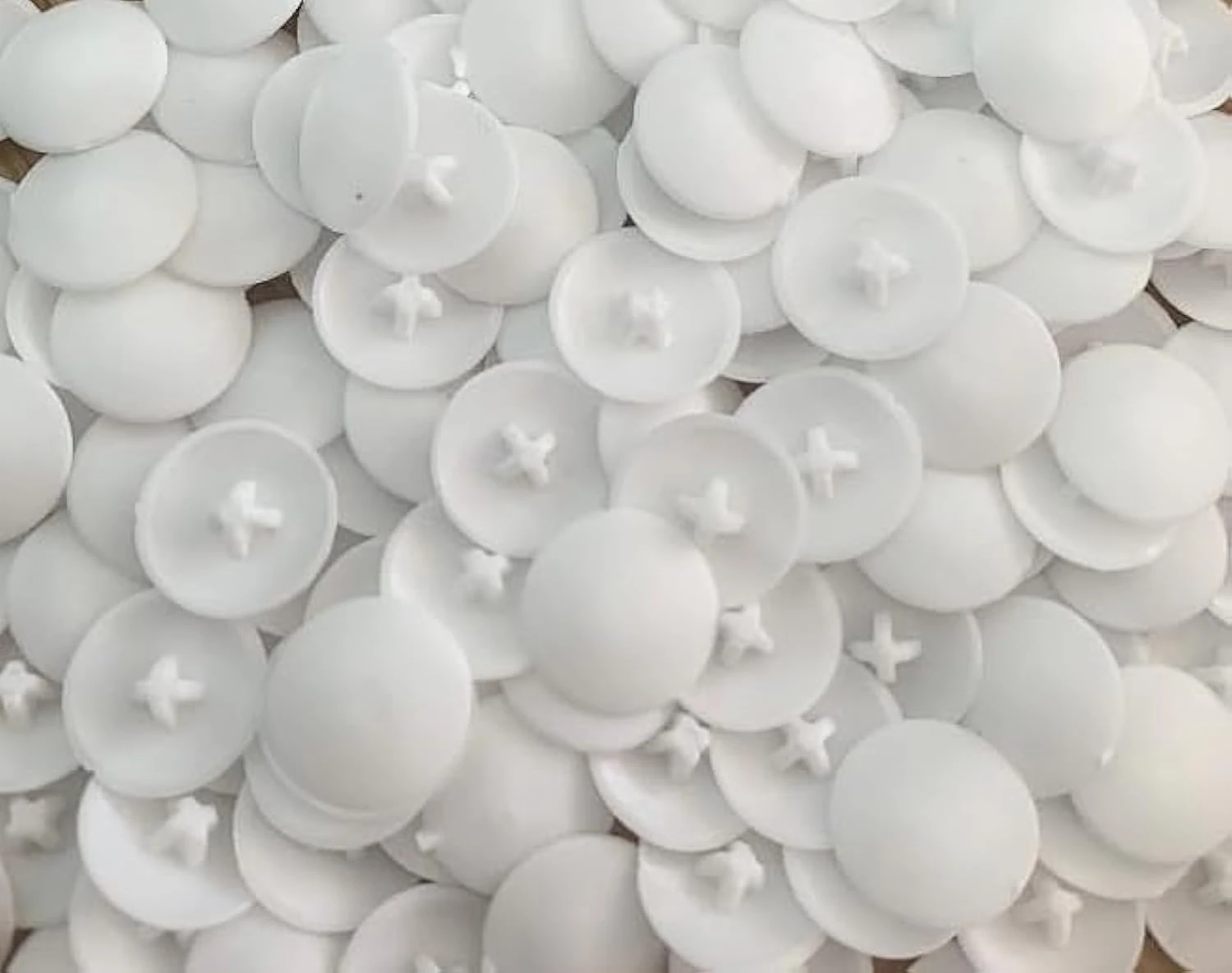 Pack of 40 POZI Screw Cover Cap/for Cross Head Screw White/FITS Most 6-10 Screws