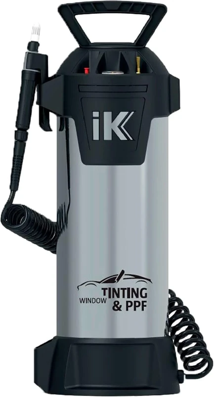 IK WINDOW TINTING & PPF - Professional Stainless Steel Sprayer 13L - High Precision and Chemical Resistance - Ideal for Window Tinting and PPF - Easy Maintenance - Versatile