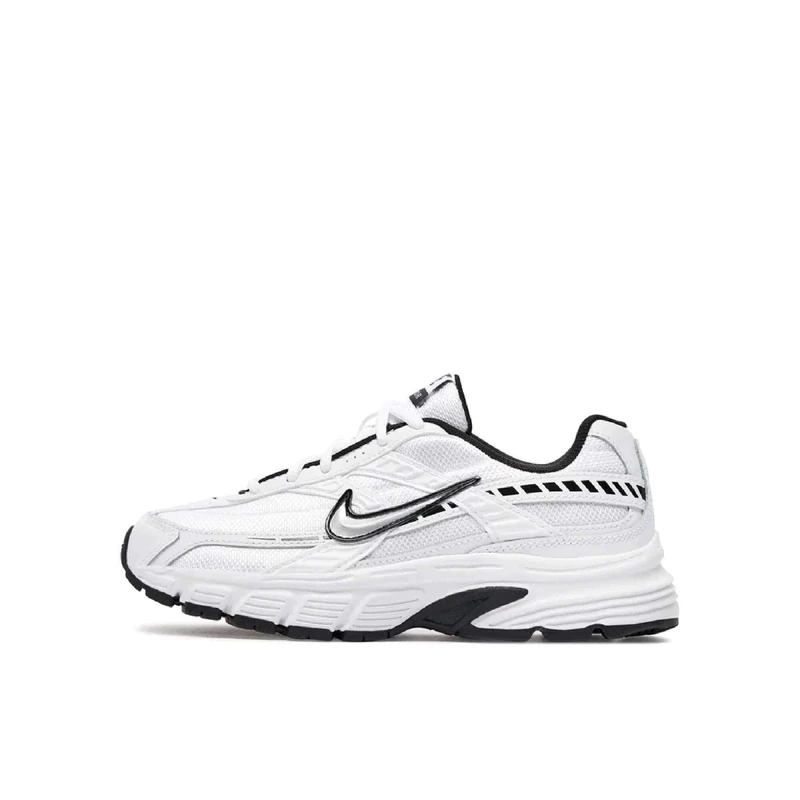 Nike Women's Initiator Shoes, White/Metallic Silver/White/Bl, 4