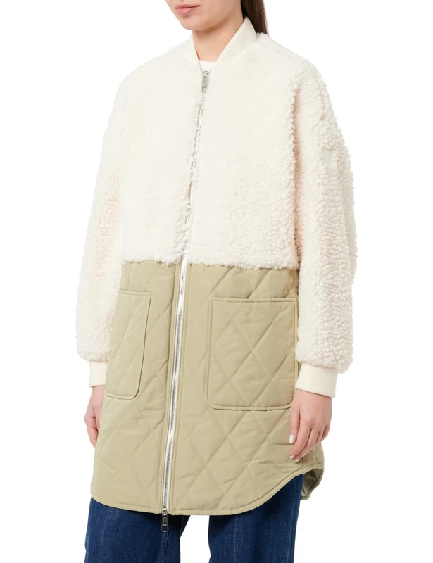 BOSS Women's C_Pateddy Open White118 Trousers - Size 44