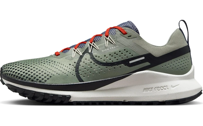 NIKE Men's React Pegasus Trail 4 Running Shoes, Dark Stucco Black Lt Orewood BRN, 10 UK
