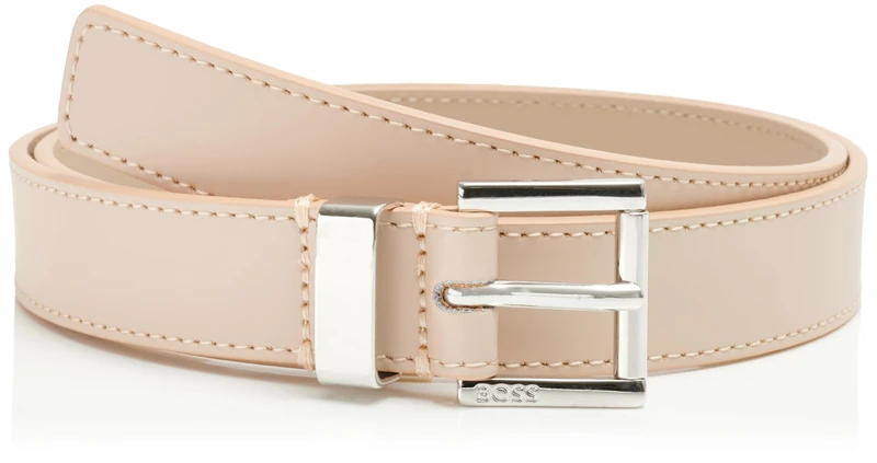BOSS Women's Alyce-St_Sz25 Belts, Light Beige, 80