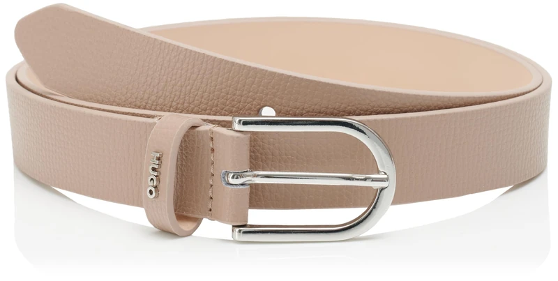 HUGO Women's Zoey-C_Sz25 Belts, Medium Beige, 90