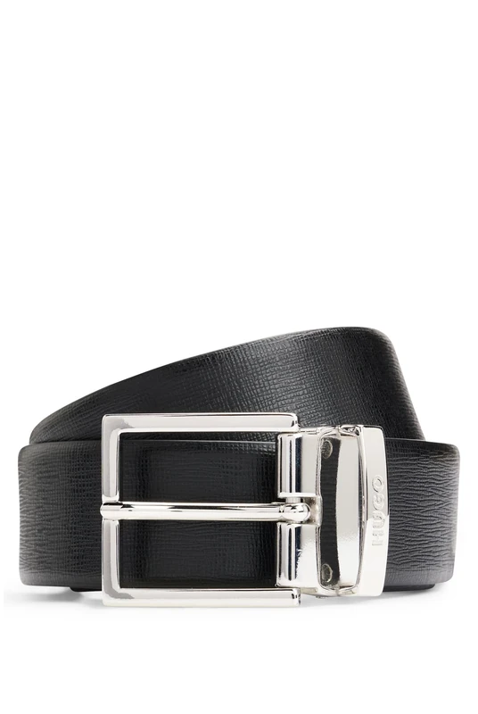 HUGO Men's Giupi-S_Sr35_sp Belts, Black, 110 - Image 1