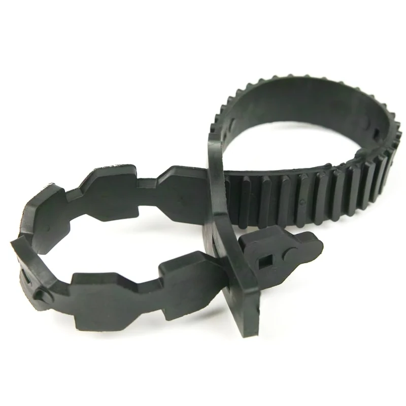 Oakland Gardens Tree Ties Heavy Duty Super Soft Rubber Plant Support Straps Adjustable 50cm(20") Pack of 100