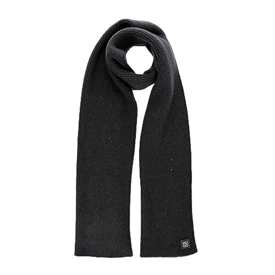 HUGO Men's Zaso_Set Scarf, Black, Einheitsgröße