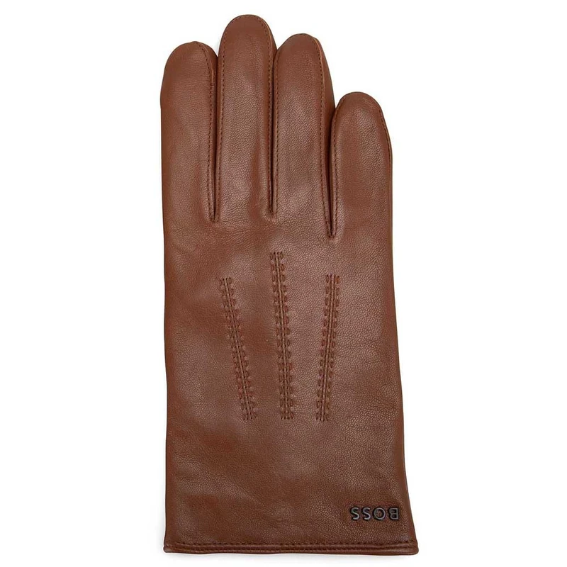 BOSS Hainz-ME Gloves, Medium Brown, 10 - Image 1