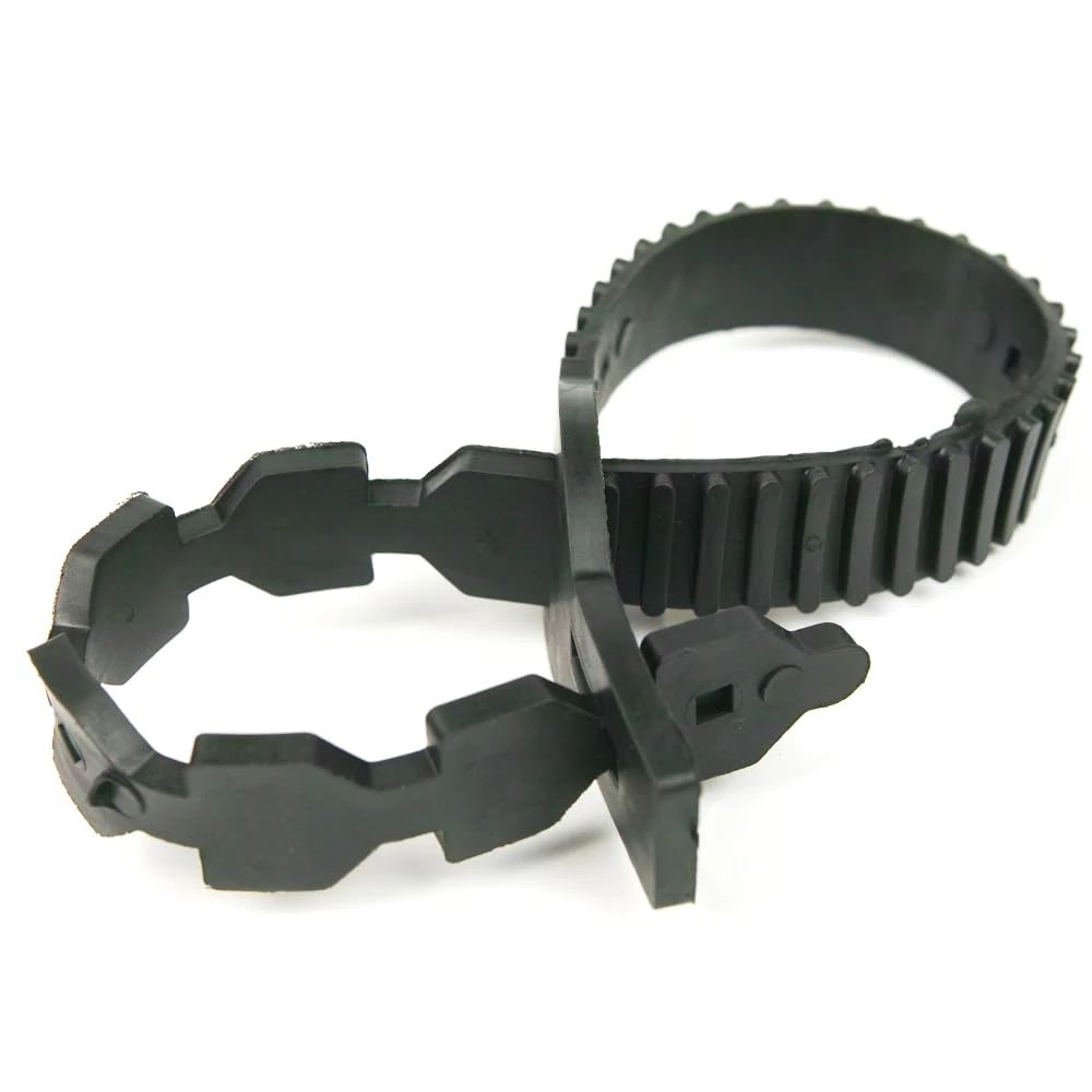 Oakland Gardens Tree Ties Heavy Duty Super Soft Rubber Plant Support Straps Adjustable 40cm(16") Pack of 25