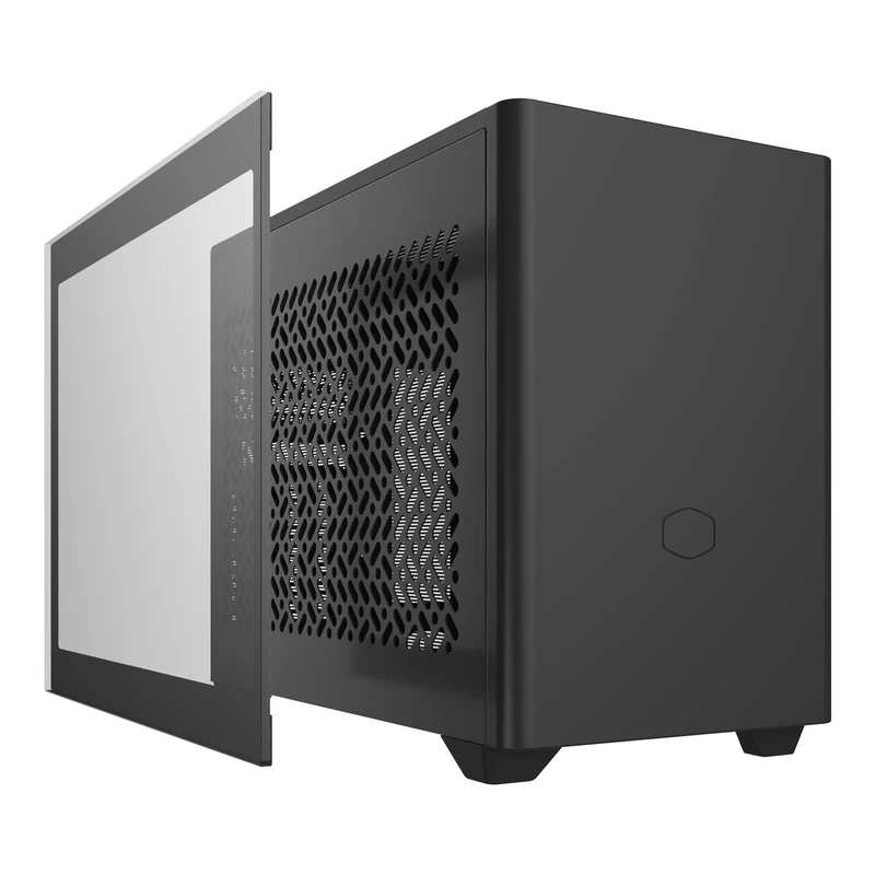 Cooler Master NR200P V2 Mini-ITX 18L PC Case, Top-Mount 240mm|280mm Liquid Cooler, 356mm Vertical Mounting 3.5-Slot GPU, Tempered |Vented Panel, USB 3.2 Gen 2x2 Type C (NR200PV2-KCNN-S00)