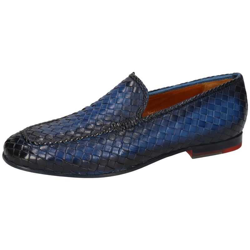 Melvin & Hamilton Men's Clive 22 Loafer, Blue, 10.5 UK