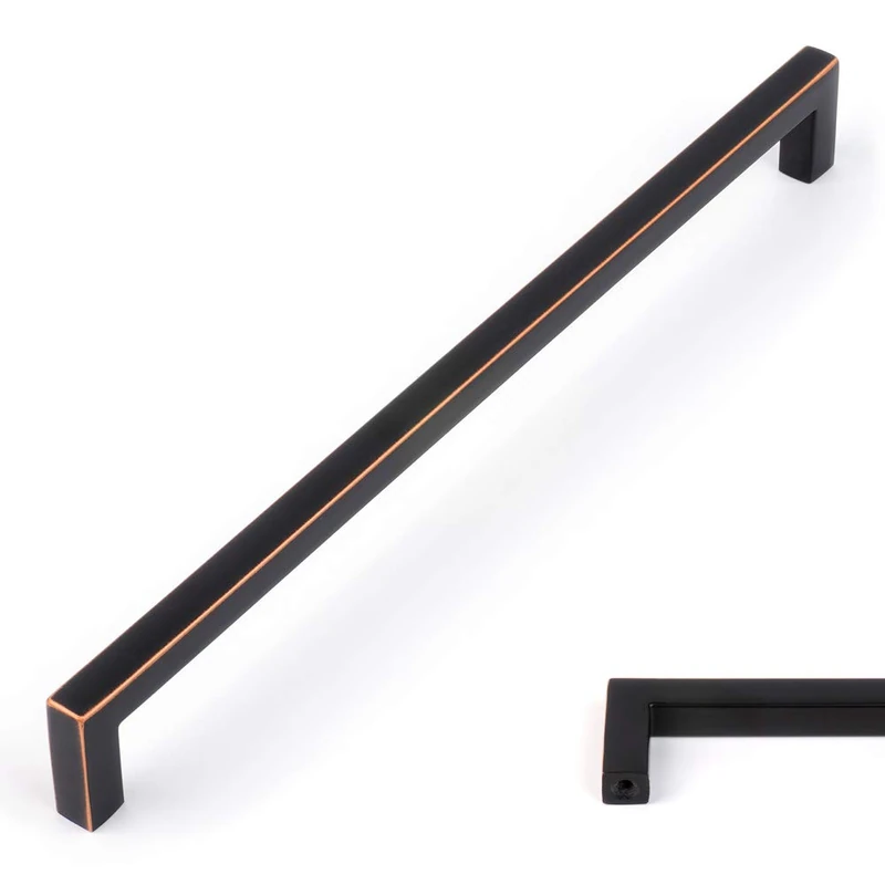 KOOFIZO 10 Pack 7-1/2 in Oil Rubbed Bronze Cabinet Pulls Handle Drawer 1816